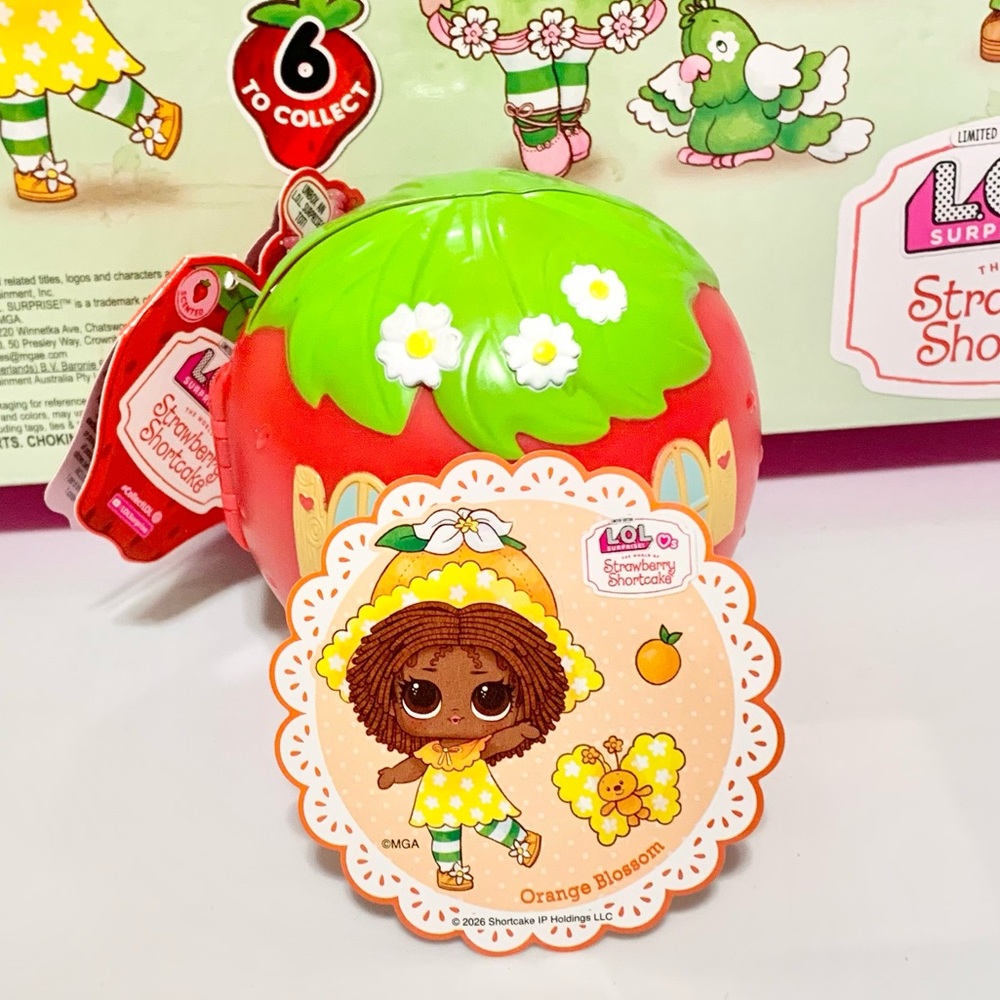 ORANGE BLOSSOM NEW LOL Surprise Strawberry Shortcake Scented Doll